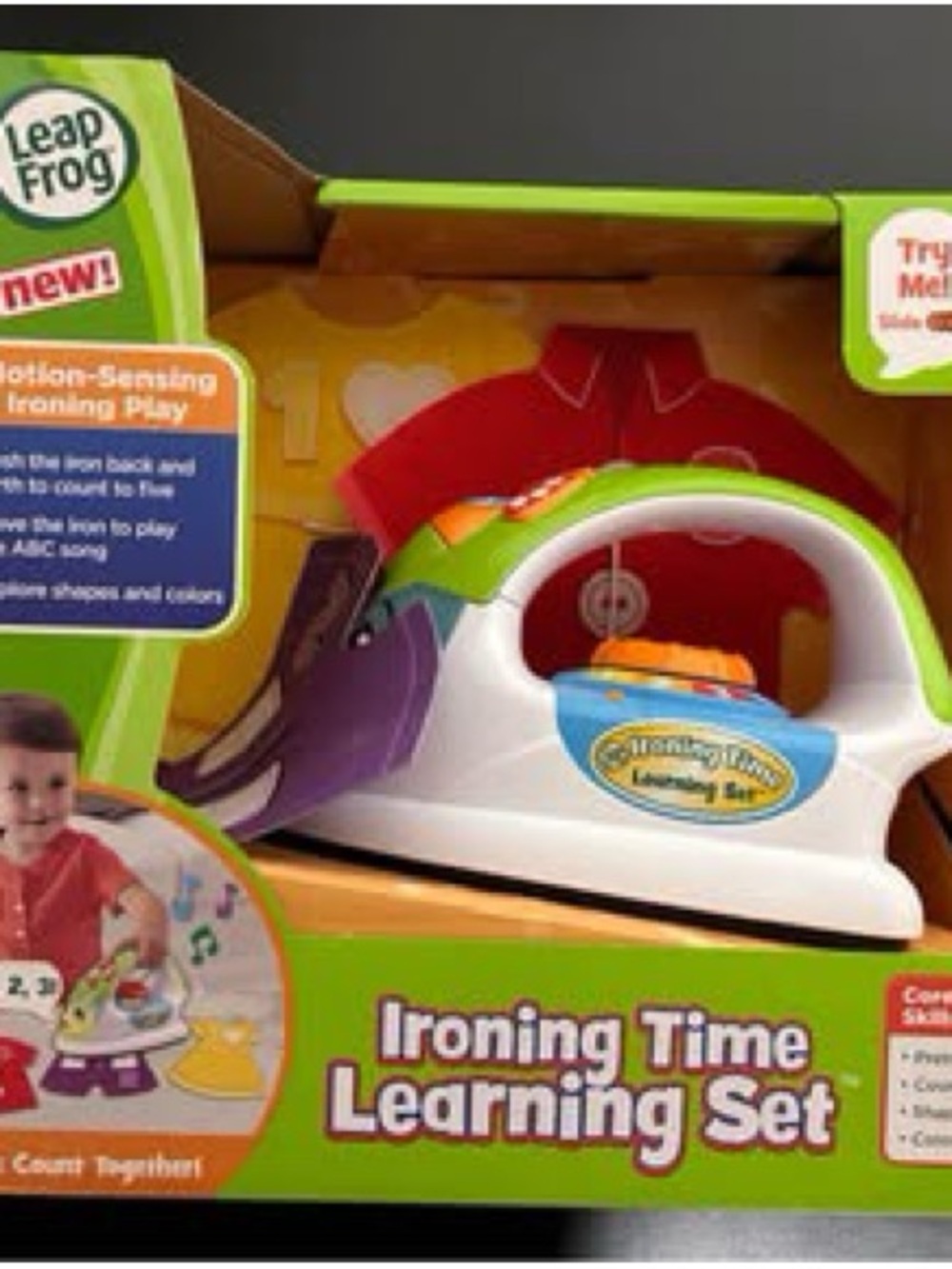 LeapFrog Ironing Time Learning Set - Green, White, Purple
